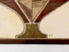 Roger Capron FRENCH CERAMIC ARTIST ROGER CAPRON CERAMIC TILE COFFEE TABLE MODEL SUNFLOWER - 3165343