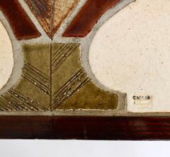 Roger Capron FRENCH CERAMIC ARTIST ROGER CAPRON CERAMIC TILE COFFEE TABLE MODEL SUNFLOWER - 3165347