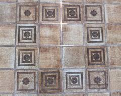 Roger Capron FRENCH CERAMIC CERAMIC TILE COFFEE TABLE MODEL DOUBLE CUVETTE - 3136445