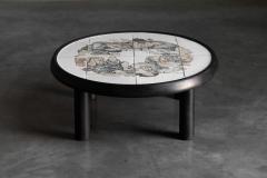 Roger Capron Figurative Ceramic Coffee Table by Roger Capron France 1960s - 4758533