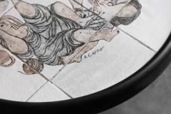 Roger Capron Figurative Ceramic Coffee Table by Roger Capron France 1960s - 4758559