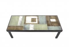 Roger Capron French Ceramic Artist Roger Capron Ceramic Tile Coffee Table - 698065