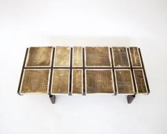 Roger Capron ROGER CAPRON FRENCH 1970S CERAMIC TILE COFFEE TABLE MODEL ALOUETTE - 3181189