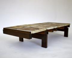Roger Capron ROGER CAPRON FRENCH 1970S CERAMIC TILE COFFEE TABLE MODEL ALOUETTE - 3181203