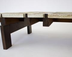 Roger Capron ROGER CAPRON FRENCH 1970S CERAMIC TILE COFFEE TABLE MODEL ALOUETTE - 3181217