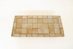 Roger Capron ROGER CAPRON FRENCH 1970S CERAMIC TILE COFFEE TABLE MODEL CUVETTE - 4387222