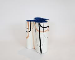 Roger Capron ROGER CAPRON TREFLE CERAMIC VASE VALLAURIS FRANCE C1958 - 4437214