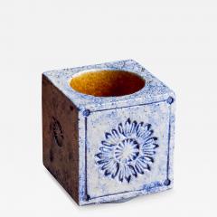 Roger Capron Roger Capron 1 of 24 Blue Ceramic Tiny Vases France 1950s Labeled - 3241463