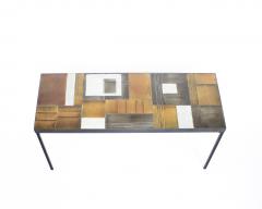 Roger Capron Roger Capron Abstract Ceramic Tiles Coffee Table Vallauris France - 4264115