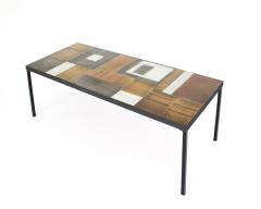 Roger Capron Roger Capron Abstract Ceramic Tiles Coffee Table Vallauris France - 4264119