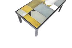 Roger Capron Roger Capron Abstract Design Ceramic Tile Coffee Table Vallauris - 2498031