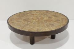 Roger Capron Roger Capron Coffee Table with Ceramic Tile Top - 3692515