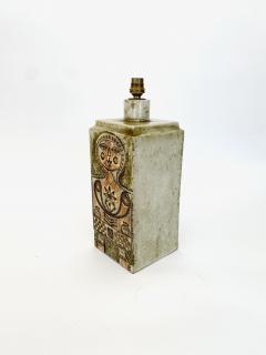 Roger Capron Roger Capron French Ceramic Artist and jean derval table lamp c1950 - 4706555
