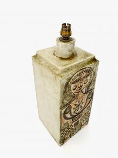 Roger Capron Roger Capron French Ceramic Artist and jean derval table lamp c1950 - 4706557