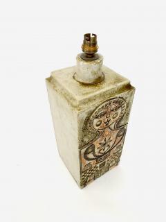 Roger Capron Roger Capron French Ceramic Artist and jean derval table lamp c1950 - 4706558