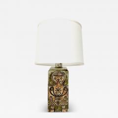 Roger Capron Roger Capron French Ceramic Artist and jean derval table lamp c1950 - 4707892