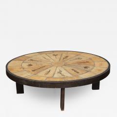 Roger Capron Roger Capron Gres des Garrigues Oval Coffee Table France - 2906065