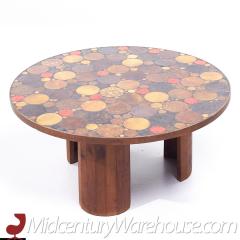 Roger Capron Roger Capron Mid Century Mosaic Tile Coffee Table - 3685345