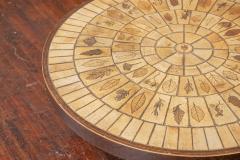 Roger Capron Roger Capron Round Ceramic Coffee Table France - 4795551