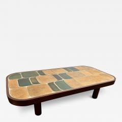 Roger Capron Roger Capron ceramic Shogun coffee table Vallauris 1970s - 3728164