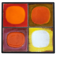 Roger Capron Roger Capron rare Red Planet Series coffee tables - 2864678