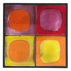 Roger Capron Roger Capron rare Red Planet Series coffee tables - 2864679