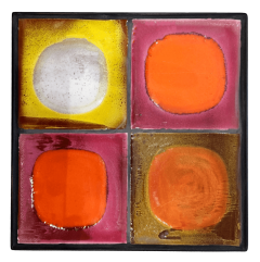 Roger Capron Roger Capron rare Red Planet Series coffee tables - 2864680