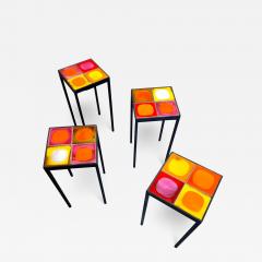 Roger Capron Roger Capron rare Red Planet Series coffee tables - 2868084