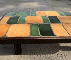 Roger Capron Shogun Ceramic Coffee Table Vallauris France 1970s - 2463068
