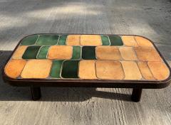Roger Capron Shogun Ceramic Coffee Table Vallauris France 1970s - 2463069