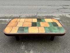 Roger Capron Shogun Ceramic Coffee Table Vallauris France 1970s - 2463071