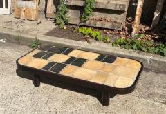 Roger Capron Shogun ceramic coffee table by Roger Capron Vallauris France 1970s - 2751178