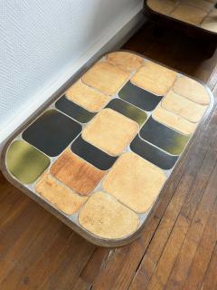 Roger Capron Shogun ceramic coffee table by Roger Capron Vallauris France 1970s - 3416187
