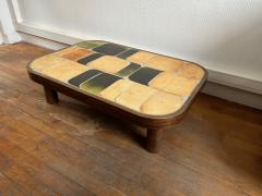 Roger Capron Shogun ceramic coffee table by Roger Capron Vallauris France 1970s - 3416188