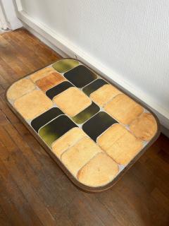 Roger Capron Shogun ceramic coffee table by Roger Capron Vallauris France 1970s - 3416190