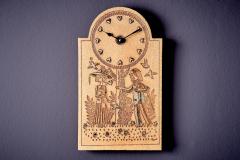 Roger Capron Stoneware Wall Clock by Raymond Peynet for Roger Capron 1 - 4415727