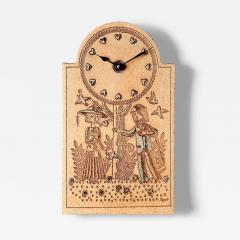 Roger Capron Stoneware Wall Clock by Raymond Peynet for Roger Capron 1 - 4419502