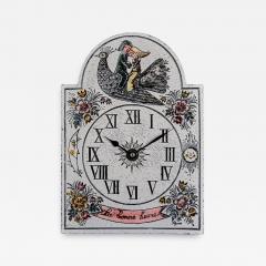 Roger Capron Stoneware Wall Clock by Raymond Peynet for Roger Capron 2 - 4456899