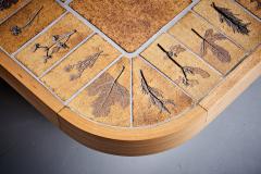 Roger Capron fully restored custom finished Roger Capron Vallauris Herbarium Coffee Table - 3659748