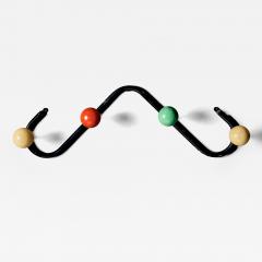 Roger Feraud Coat Hanger with multicolored wooden knobs by Roger Feraud for GEO - 4701125