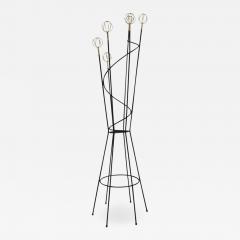 Roger Feraud Mid Century Modern Roger Feraud Metal and Brass French Coat Rack - 1065873