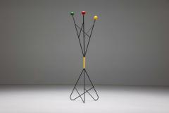 Roger Feraud Roger Feraud Multicolored Coat Hanger Rack Stand Mid century French 1950s - 2411279