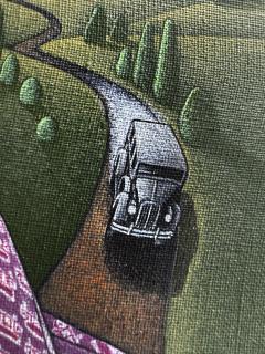 Roger Hane Surreal Mens Shirts Against and Magritte Sky - 4350592