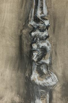 Roger L Majorowicz Roger Majorowicz Contemporary American One Figure Charcoal - 4653282