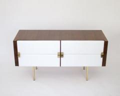 Roger Landault ROGER LANDAULT FRENCH MAHOGANY AND LEATHER VANITY DRESSER - 3181198