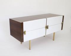 Roger Landault ROGER LANDAULT FRENCH MAHOGANY AND LEATHER VANITY DRESSER - 3181214