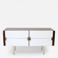 Roger Landault ROGER LANDAULT FRENCH MAHOGANY AND LEATHER VANITY DRESSER - 3183055