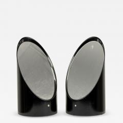 Roger Lecal Pair of Roger Lecal for Chabrieres co French Mid Century Vanity Mirrors - 4307168
