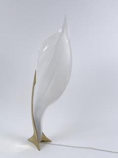 Roger Rougier Modernist Acrylic Brass Table Lamp or Floor Light by Maison Rougier 1970s - 4599950