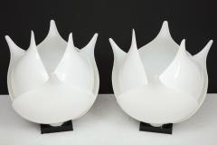 Roger Rougier Pair of Large 1980s Rougier Lamps - 1057572